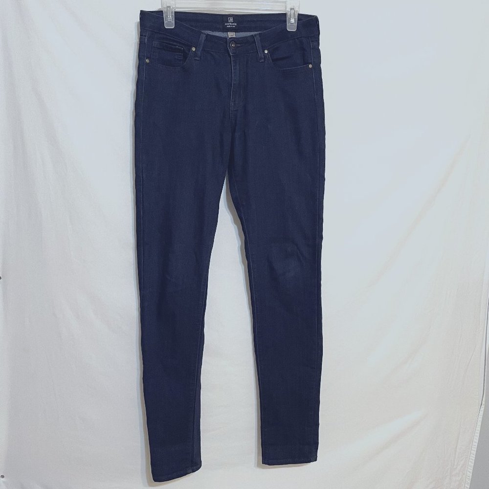 Just Black Low Rise Skinny Stretch Dark Wash Jean Style# BP790 Sz 29
